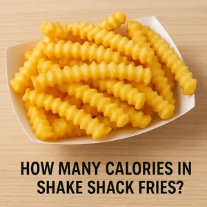 how many calories in shake shack fries