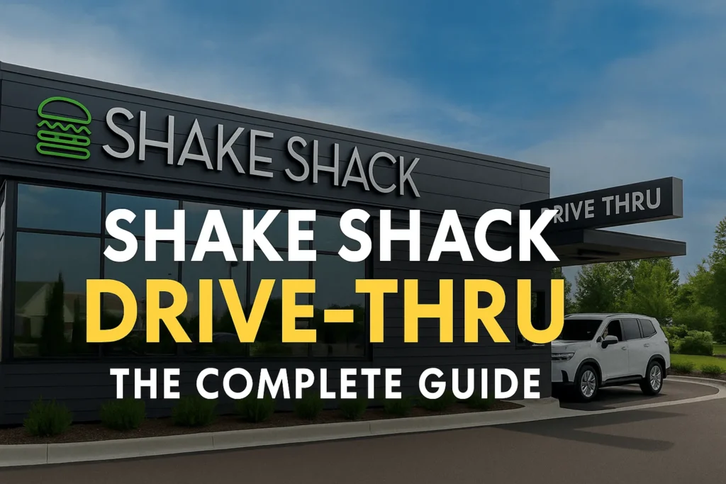 Does Shake Shack Have A Drive Thru