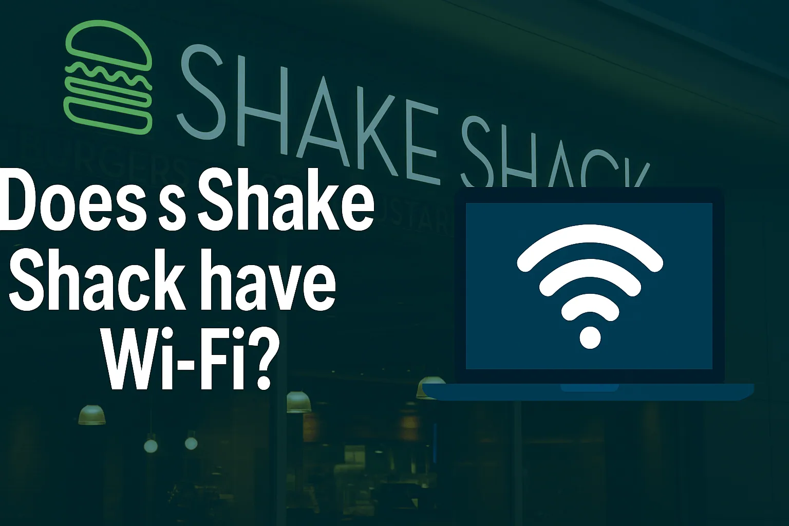 does shake shack have wifi