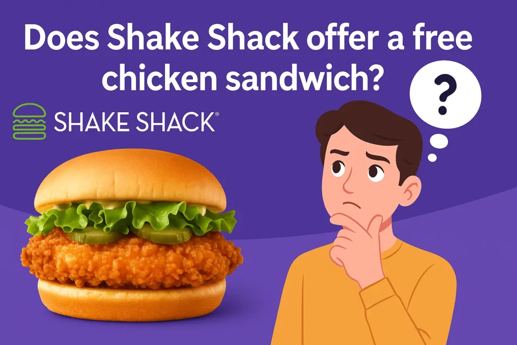 shake shack free chicken sandwich