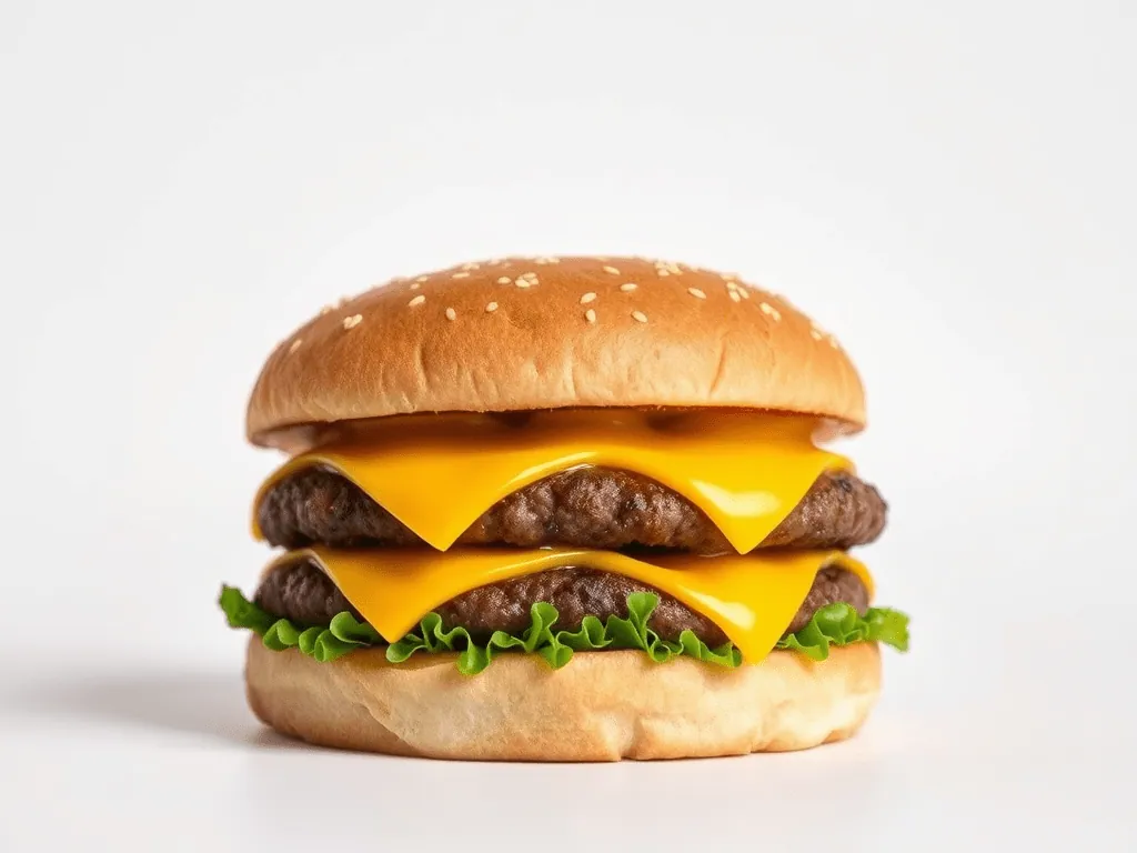 shake shack double cheese burger