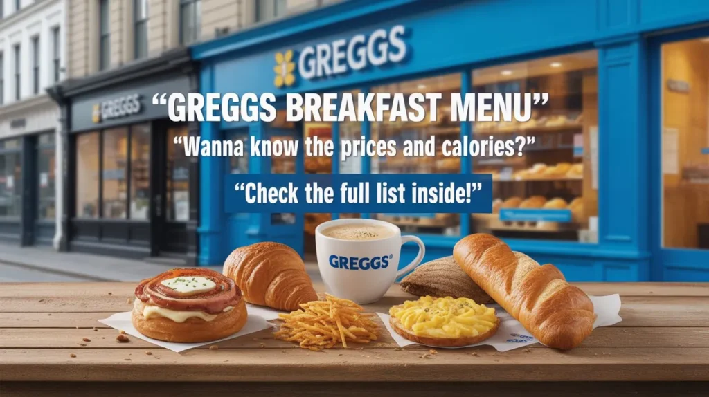 Greggs Breakfast Menu With Prices