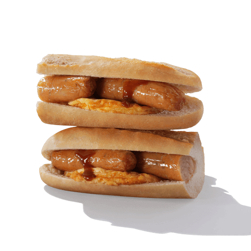 Sausage and Omelette Breakfast Baguette