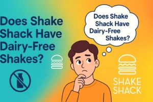 does shake shack have dairy free shakes