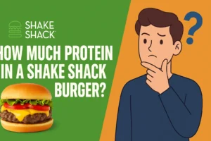 how much protein in a shake shack burger