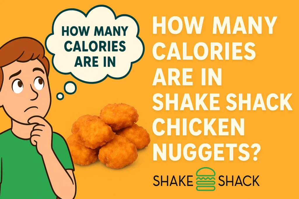 how many calories in shake shack chicken nuggets
