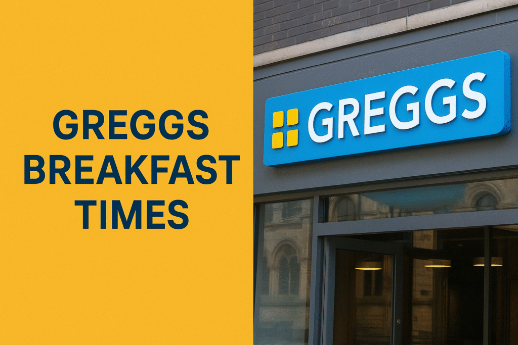 Greggs Breakfast Times in the UK 2025